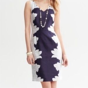 NWT Banana Republic sheath Dress Size 10 Sleeveless linen blend